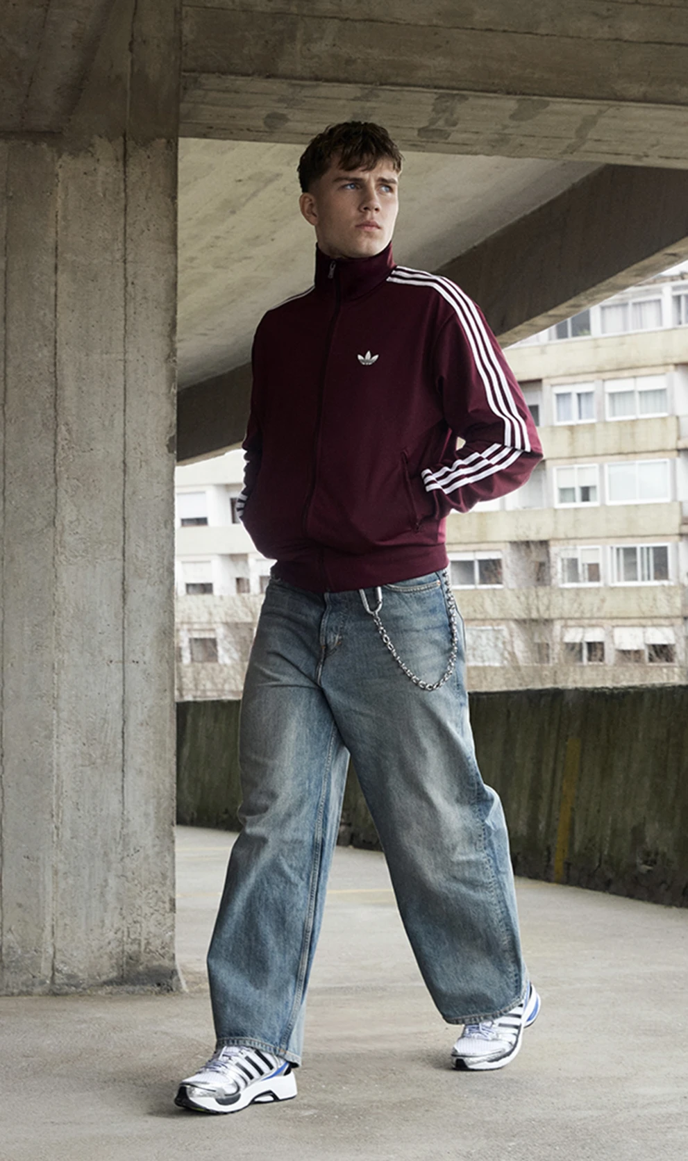 Oskar Pietuszewski w najnowszej kampanii adidas