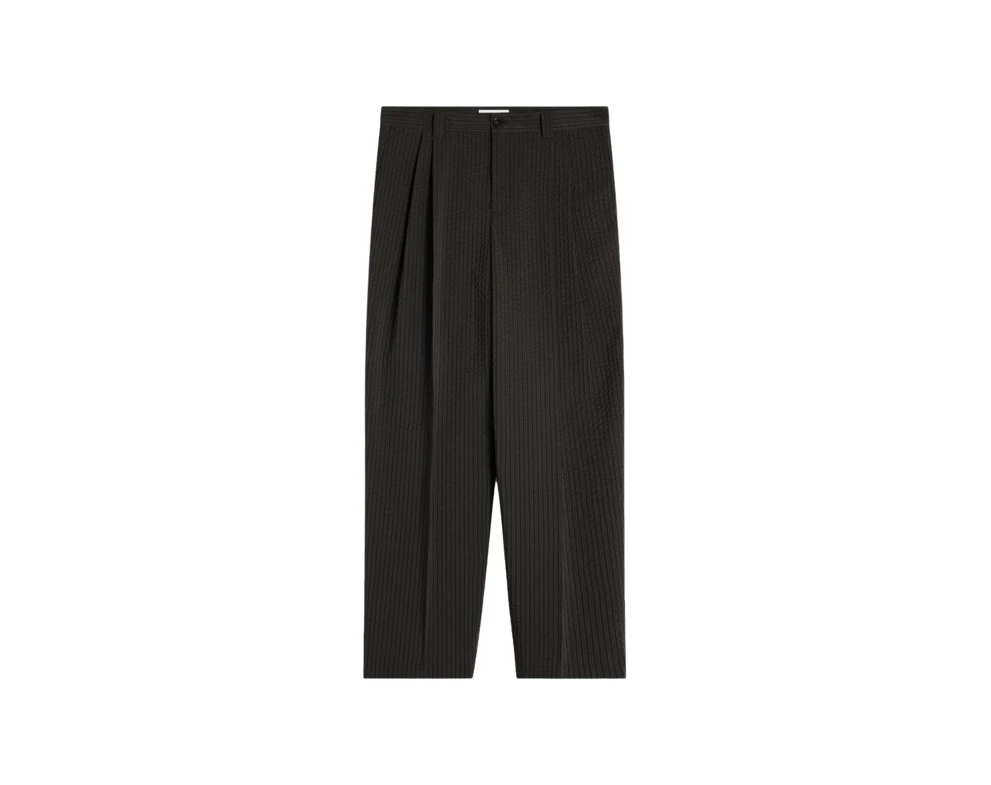Maison Kitsuné spodnie relaxed pleated