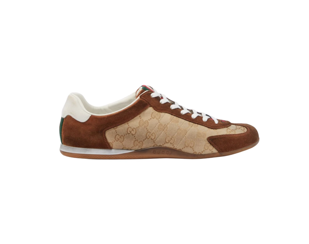 Męskie sneakersy Gucci Shift GG Canvas and suede