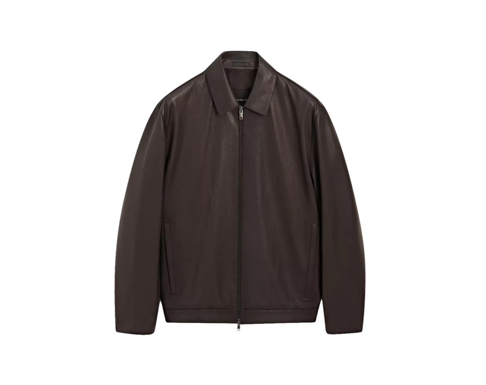 massimo dutti kurtka skórzana