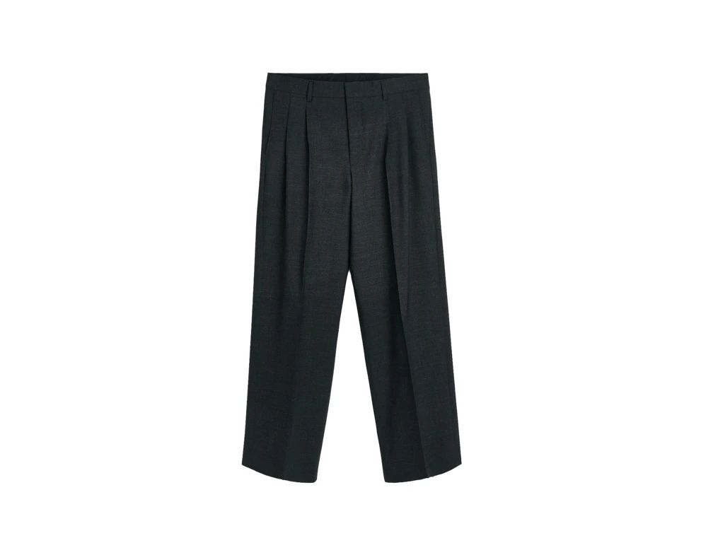 Sunflower wide pleated trousers