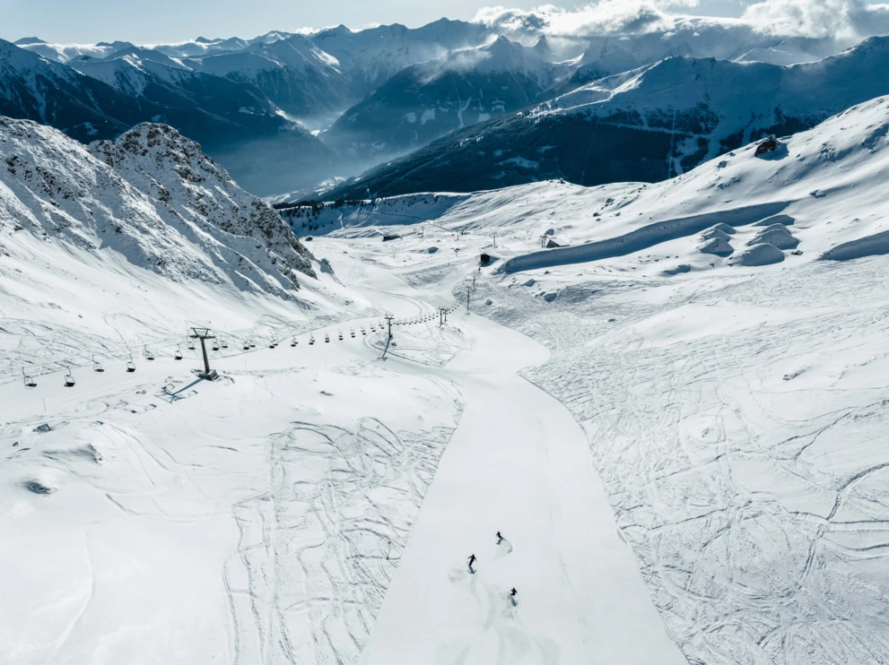Trasa zjazdowa ze szczytu Schlossalm (c) Gasteinertal Tourismus GmbH, Christoph Oberschneider