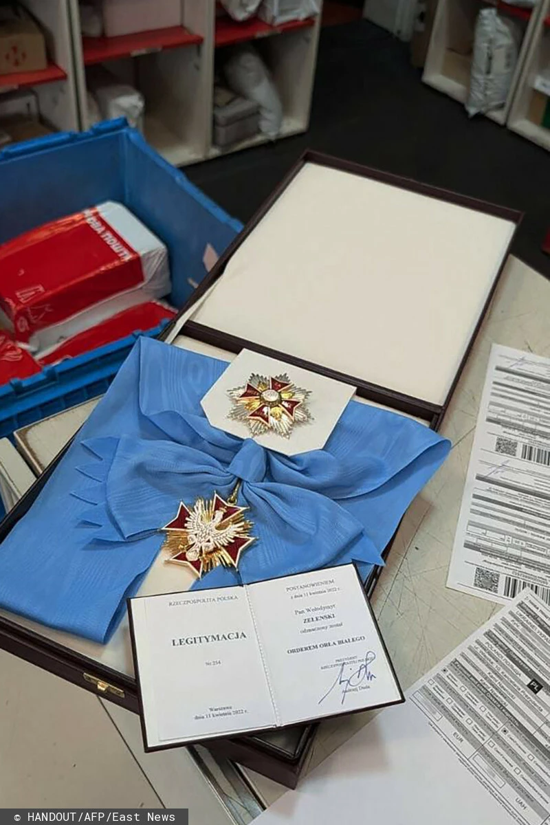 Order Orła Białego odebrany prezydentowi Zełenskiemu