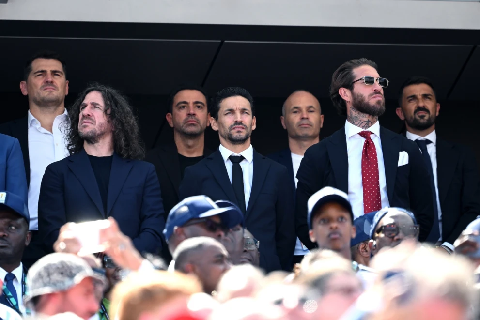 Sergio Ramos podczas finału mistrzostw świata w New Jersey