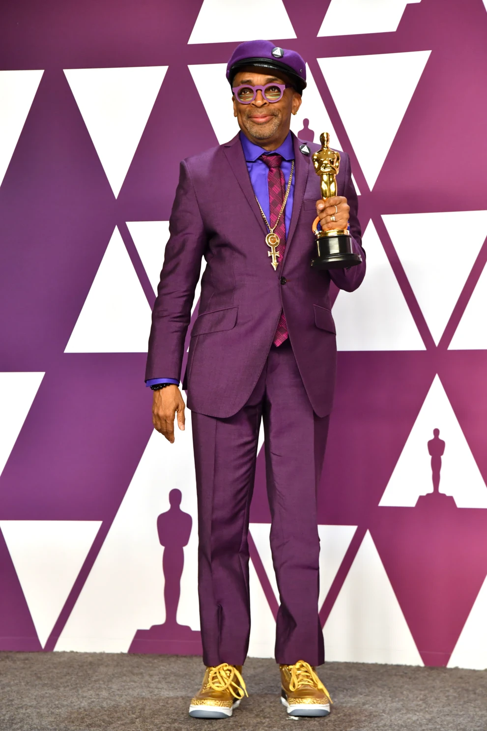 Spike Lee odebrał Oscara w 2019 roku w złotych sneakersach Nike Air ﻿Jordan 3﻿ Tinker