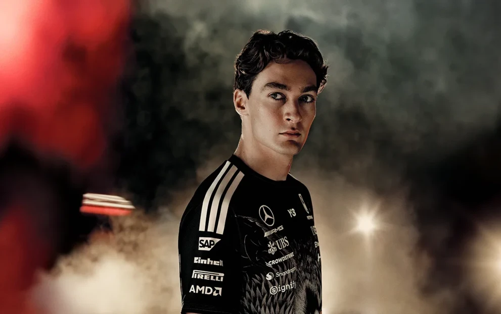 mercedes f1 adidas y-3 george russell