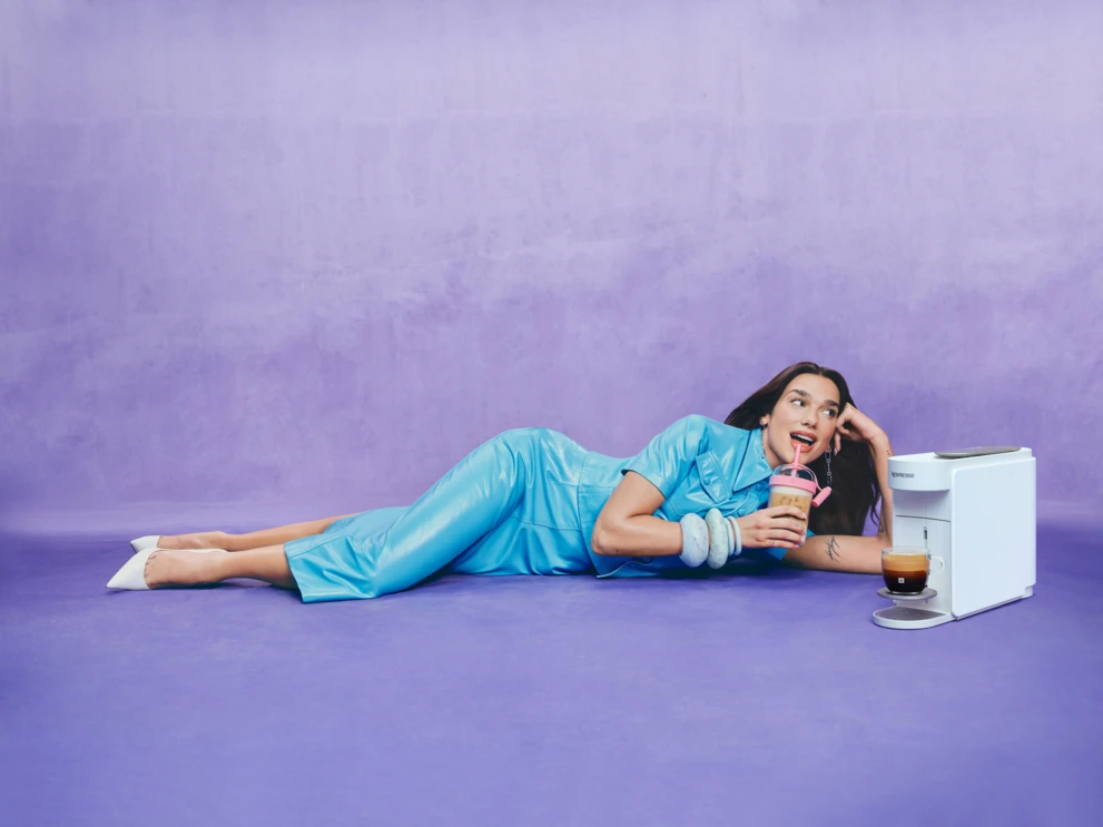 Dua Lipa Nespresso Vertuo Up