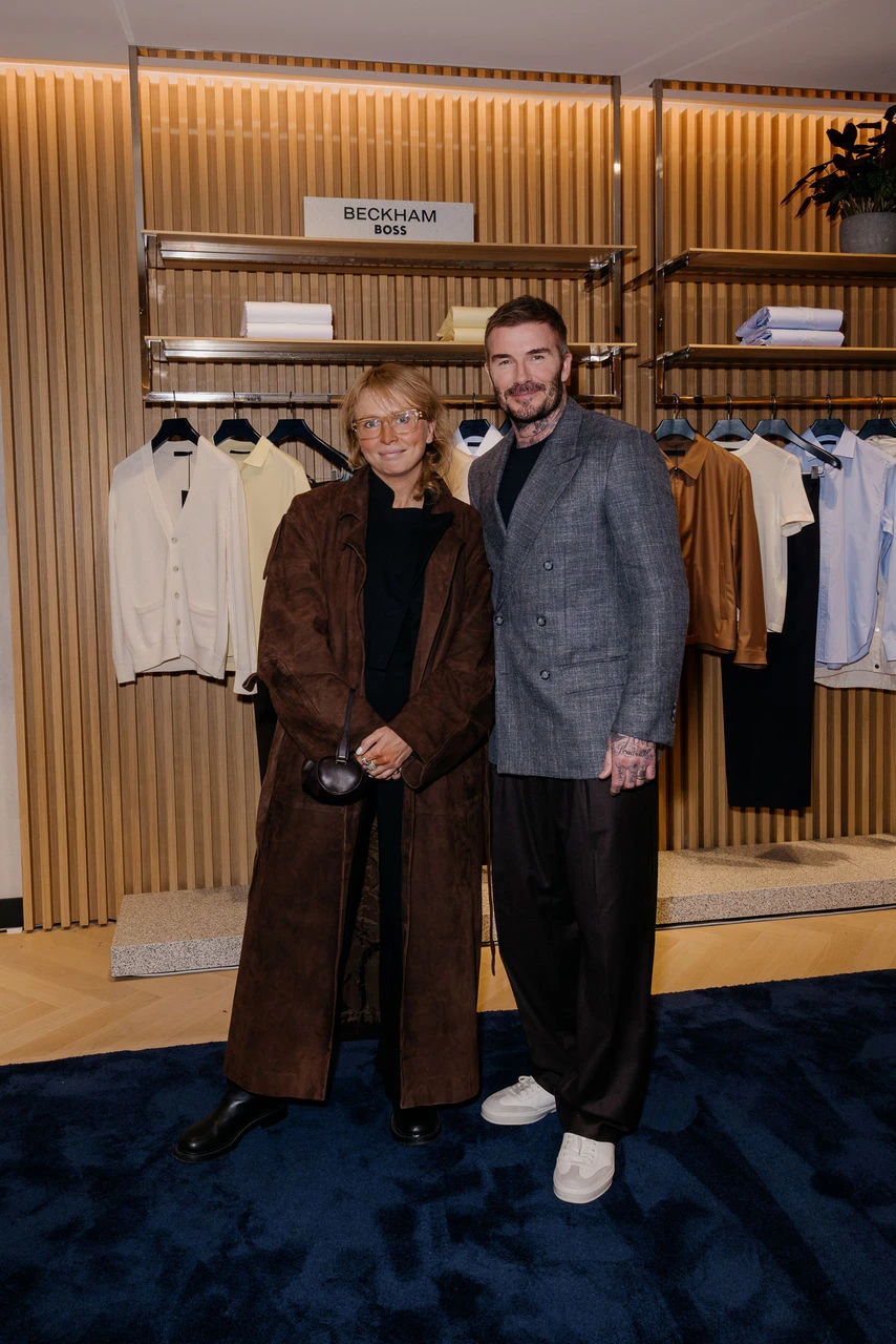 Karla Gruszecka i David Beckham