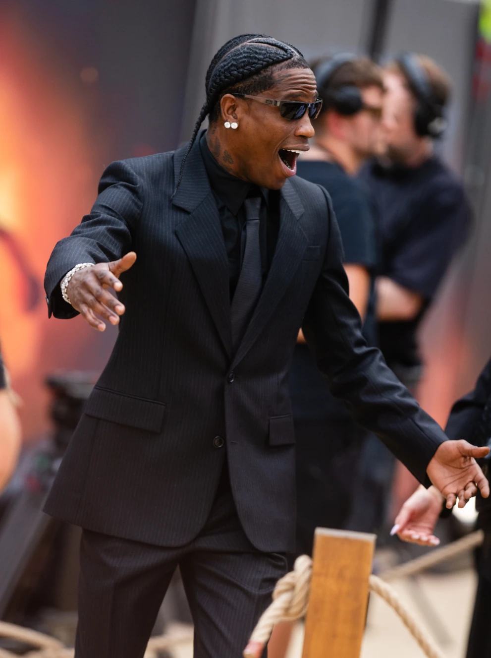 Travis Scott na premierze &bdquo;Odysei&rdquo; w Londynie